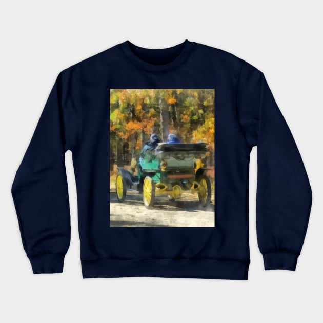 Cars - Stanley Steamer Automobile Crewneck Sweatshirt by SusanSavad